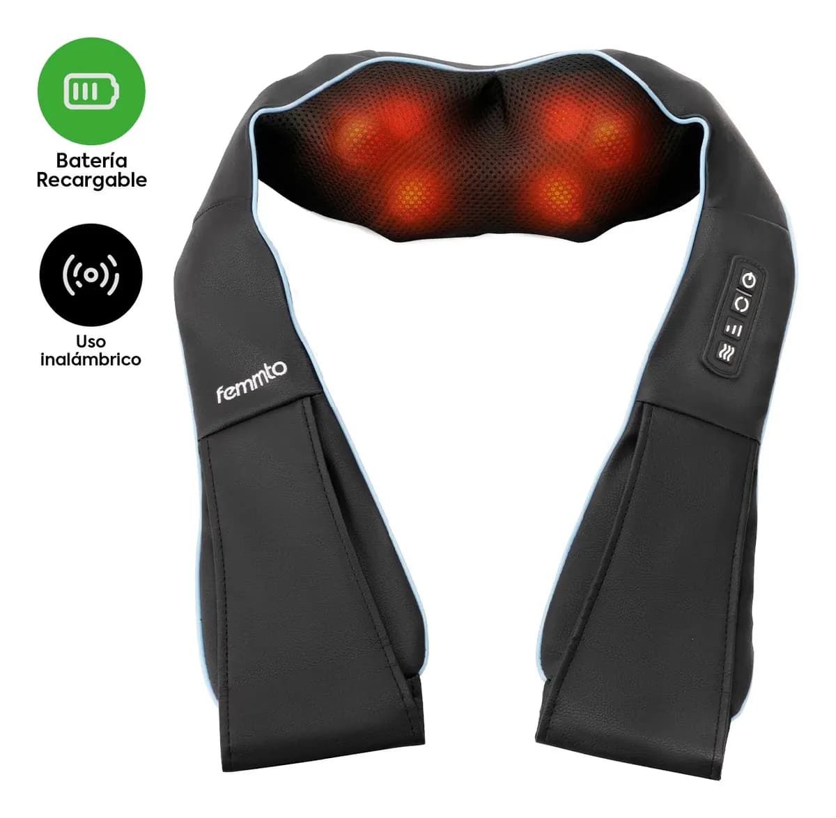 Masajeador cervical inalámbrico recargable M2