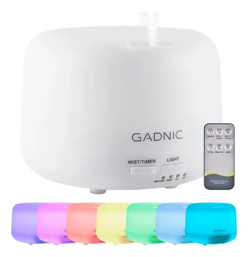 Difusor humidificador aromatizante 300 ml con luces led